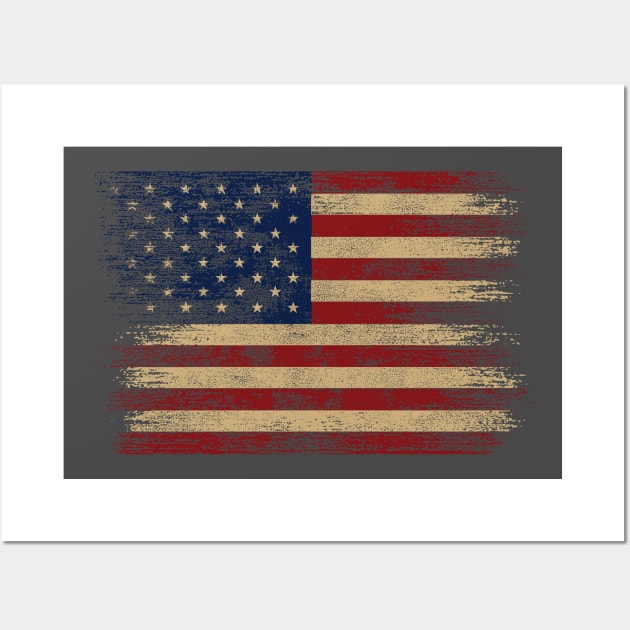 US Flag Wall Art by debageur